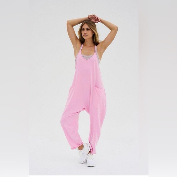 FP Movement by Free People Hot Shot Onesie Jumper Hibiscus Sizes SM, XL NWOT - Picture 2 of 9